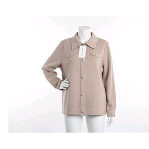 Lovetrend‎ Button Front Jacket Shacket Rayon Blend Blush Women Plus 2X NWT